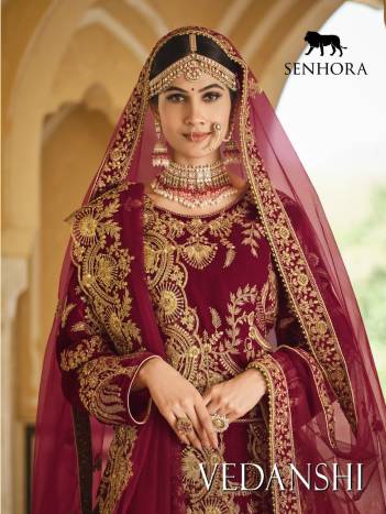 VEDANSHI BY SENHORA EMBROIDERY LEHENGA CHOLI WHOLESALER IN INDIA